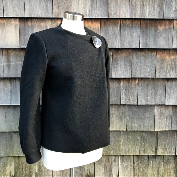 rag & bone Jackets & Blazers - rag & bone Black Wool Large Button Coat        *X6